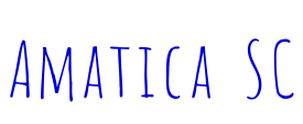 Amatica SC font